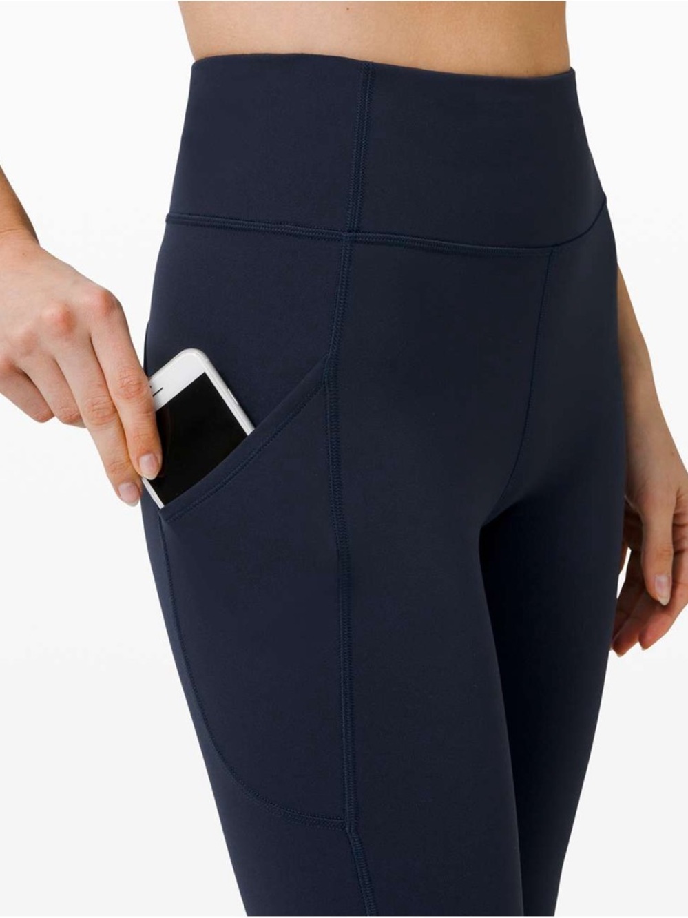 NWOT Lululemon Invigorate High-Rise Tight 25" in True Navy - Picture 2 of 10